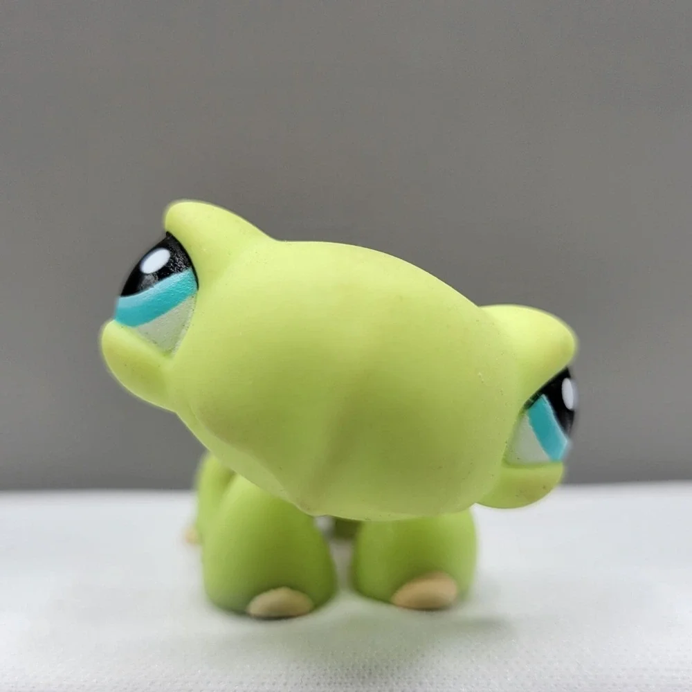 Littlest Pet Shop #984 Green Turtle Tortoise Tan Shell Orange Spot Hasbro Figure